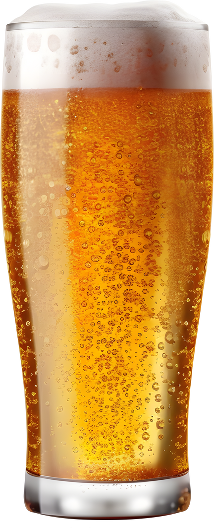 Glass of cold beer